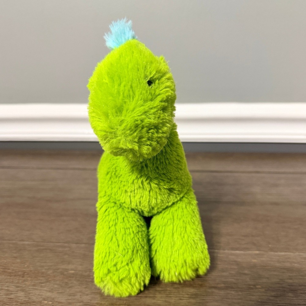 Manhattan Toy Co Green Dinosaur Plush Stuffed Animal Soft Toy